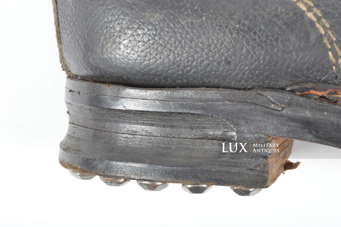 German Luftwaffe paratrooper Fallschirmjäger combat jump boots, « 1944 / modified » - photo 10