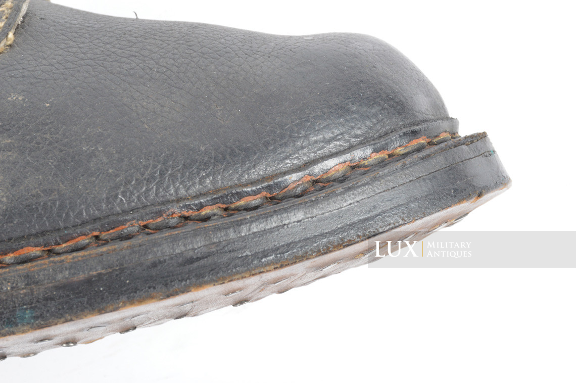 German Luftwaffe paratrooper Fallschirmjäger combat jump boots, « 1944 / modified » - photo 12