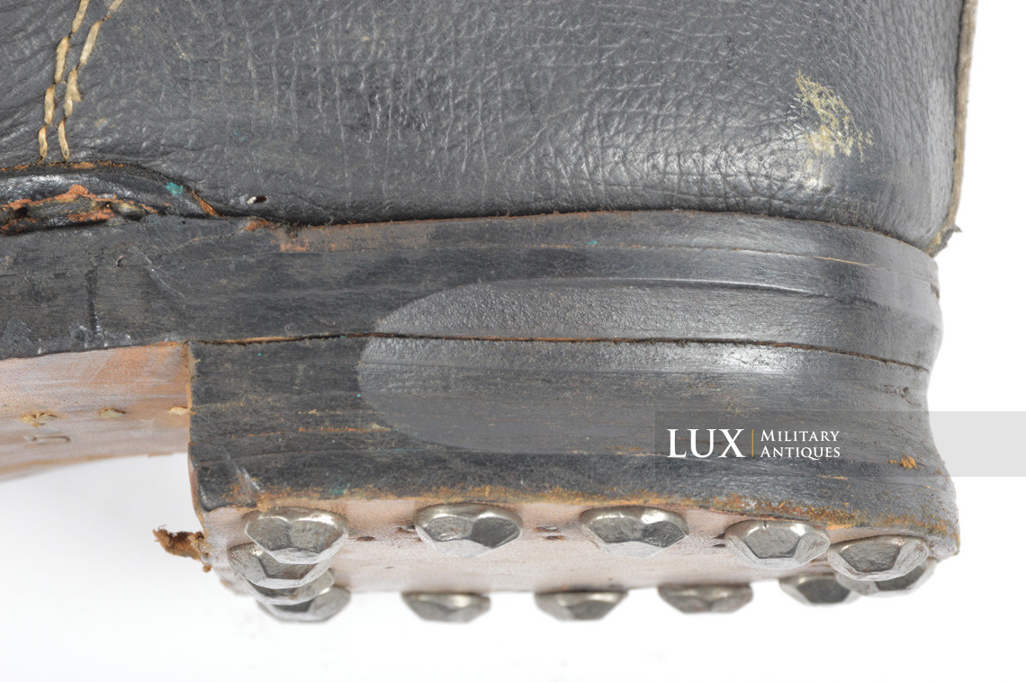 German Luftwaffe paratrooper Fallschirmjäger combat jump boots, « 1944 / modified » - photo 15