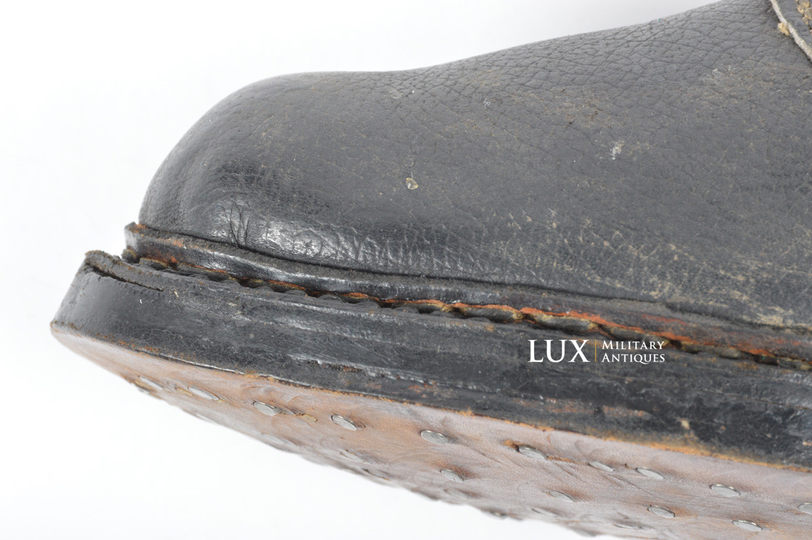 German Luftwaffe paratrooper Fallschirmjäger combat jump boots, « 1944 / modified » - photo 17