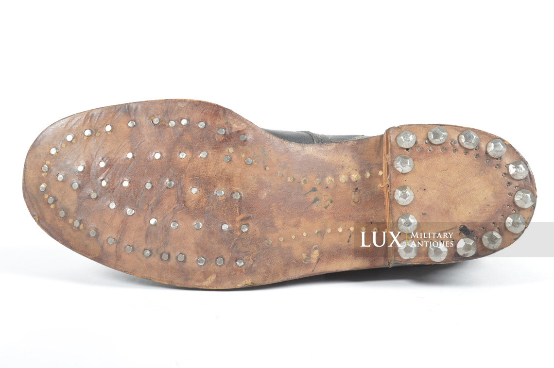 German Luftwaffe paratrooper Fallschirmjäger combat jump boots, « 1944 / modified » - photo 18