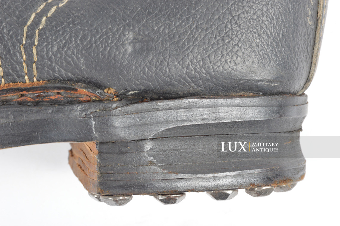 German Luftwaffe paratrooper Fallschirmjäger combat jump boots, « 1944 / modified » - photo 25