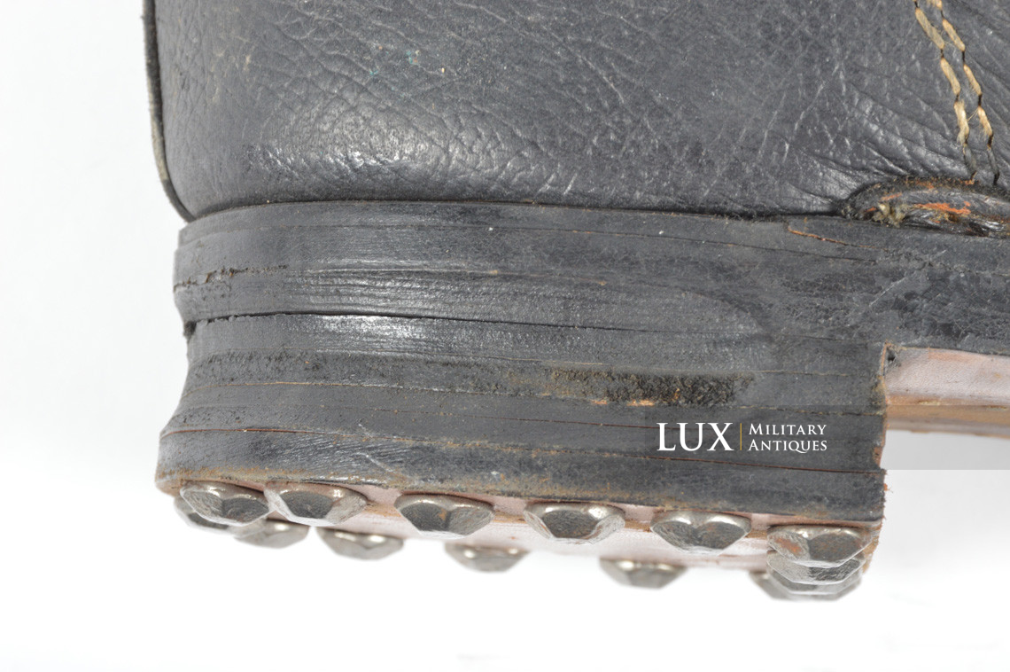 German Luftwaffe paratrooper Fallschirmjäger combat jump boots, « 1944 / modified » - photo 30
