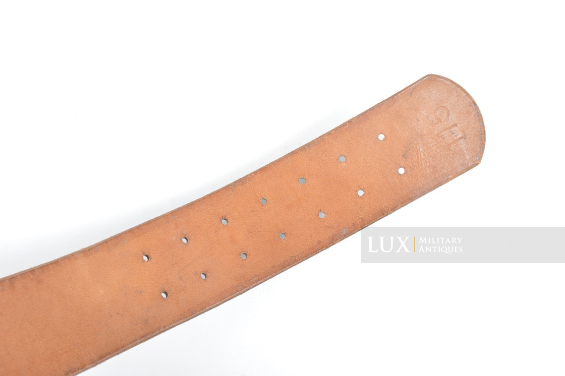 Unissued German late-war M44 leather belt, « ftb44 » - photo 11