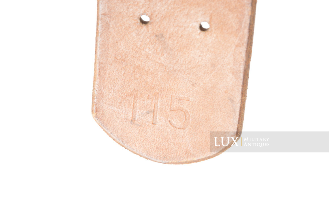 Cuir de ceinturon allemand fin de guerre, état neuf, « ftb44 » - photo 12