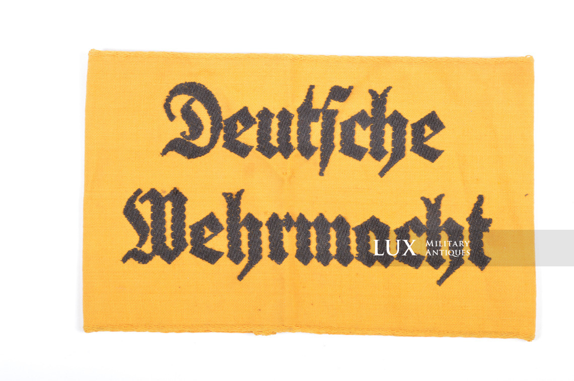 Deutsche Wehrmacht service armband, « embroidered » - photo 4