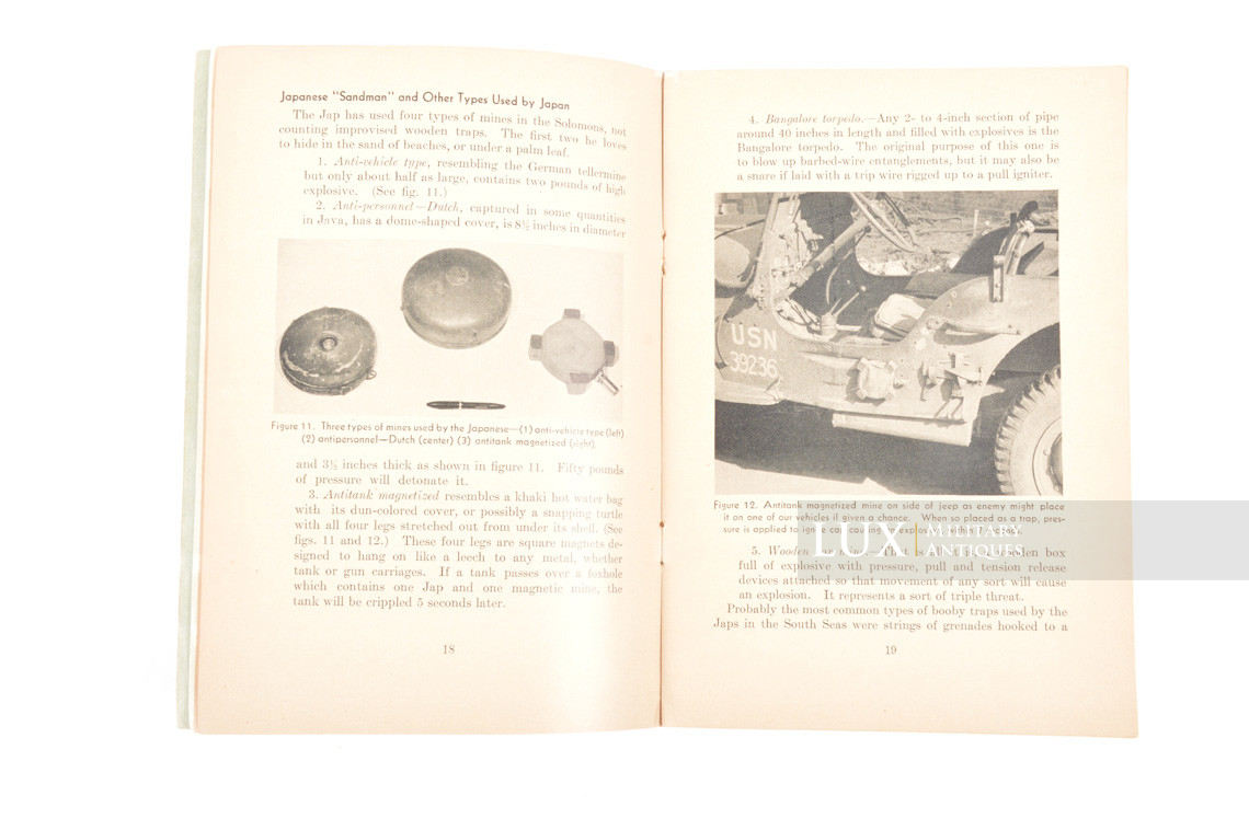 US NAVY booby traps restricted training manual, « navy department » - photo 16