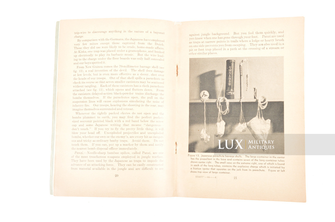 US NAVY booby traps restricted training manual, « navy department » - photo 17