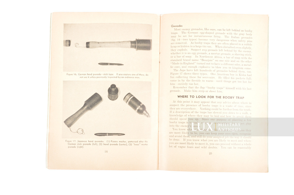 Brochure US NAVY « BOOBY TRAPS » - Lux Military Antiques - photo 19