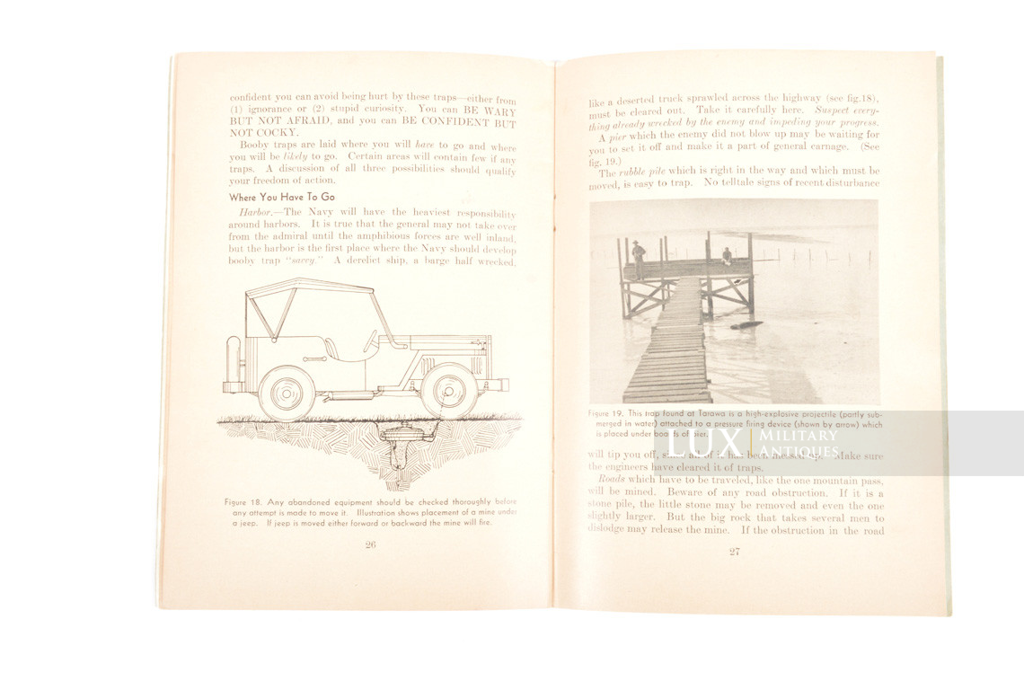 US NAVY booby traps restricted training manual, « navy department » - photo 20