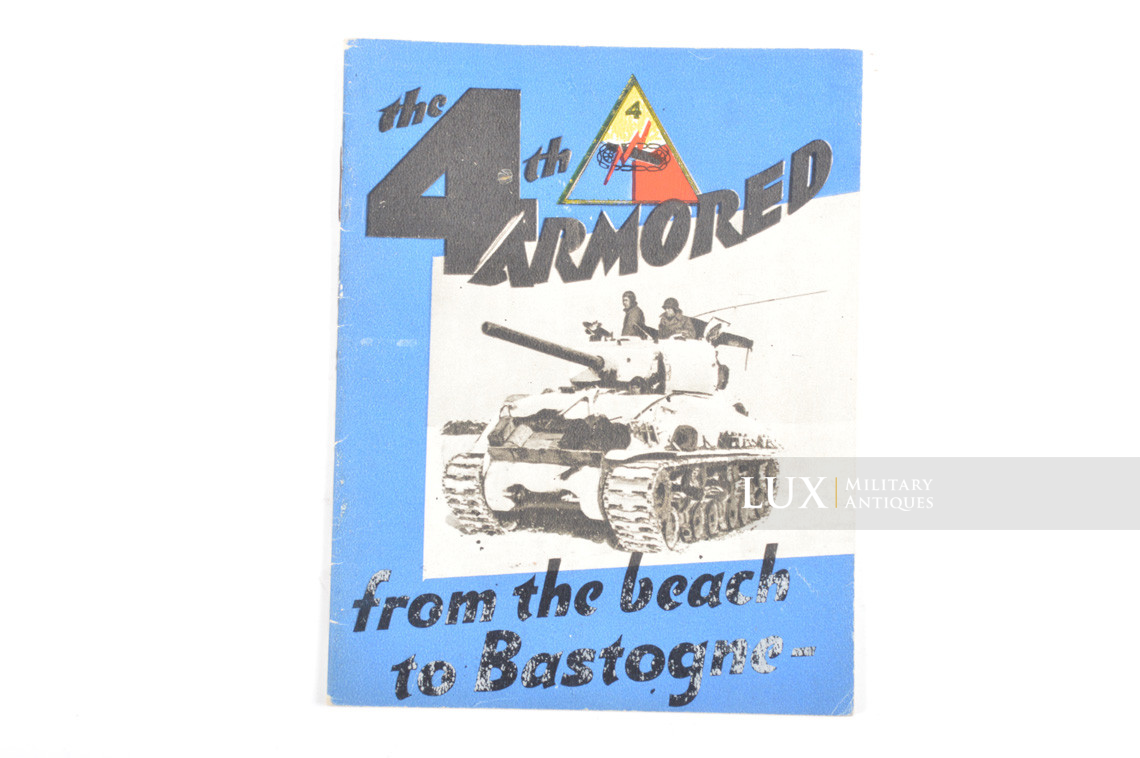 US 4th Armored Division unit history booklet, « Bastogne » - photo 4