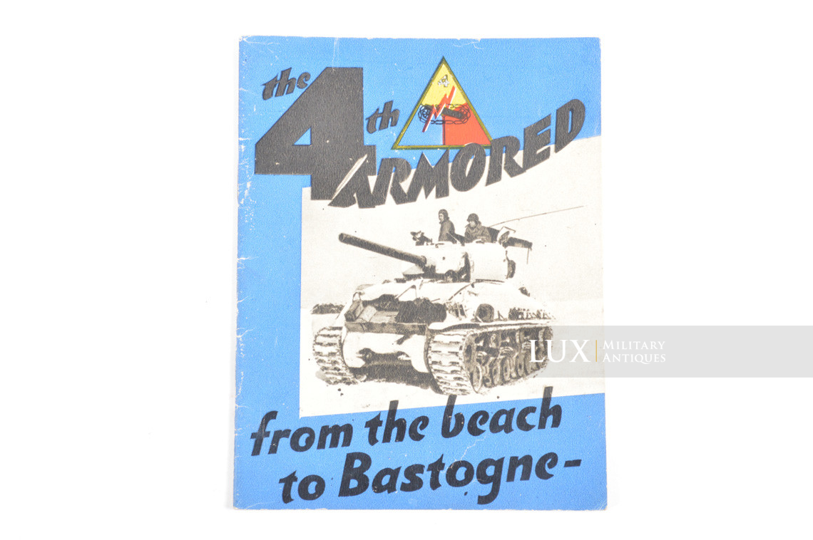 US 4th Armored Division unit history booklet, « Bastogne » - photo 4