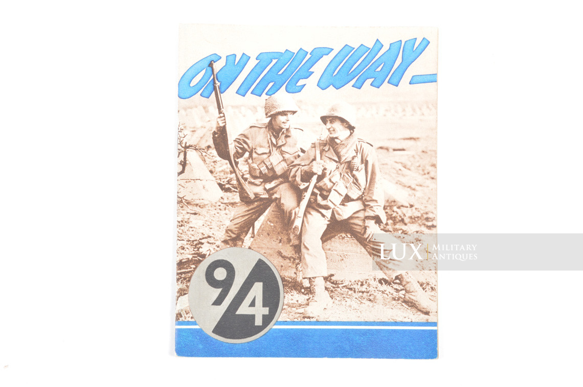 Livret historique de la 94th Infantry Division, « Patton's Golden Nuggets » - photo 4