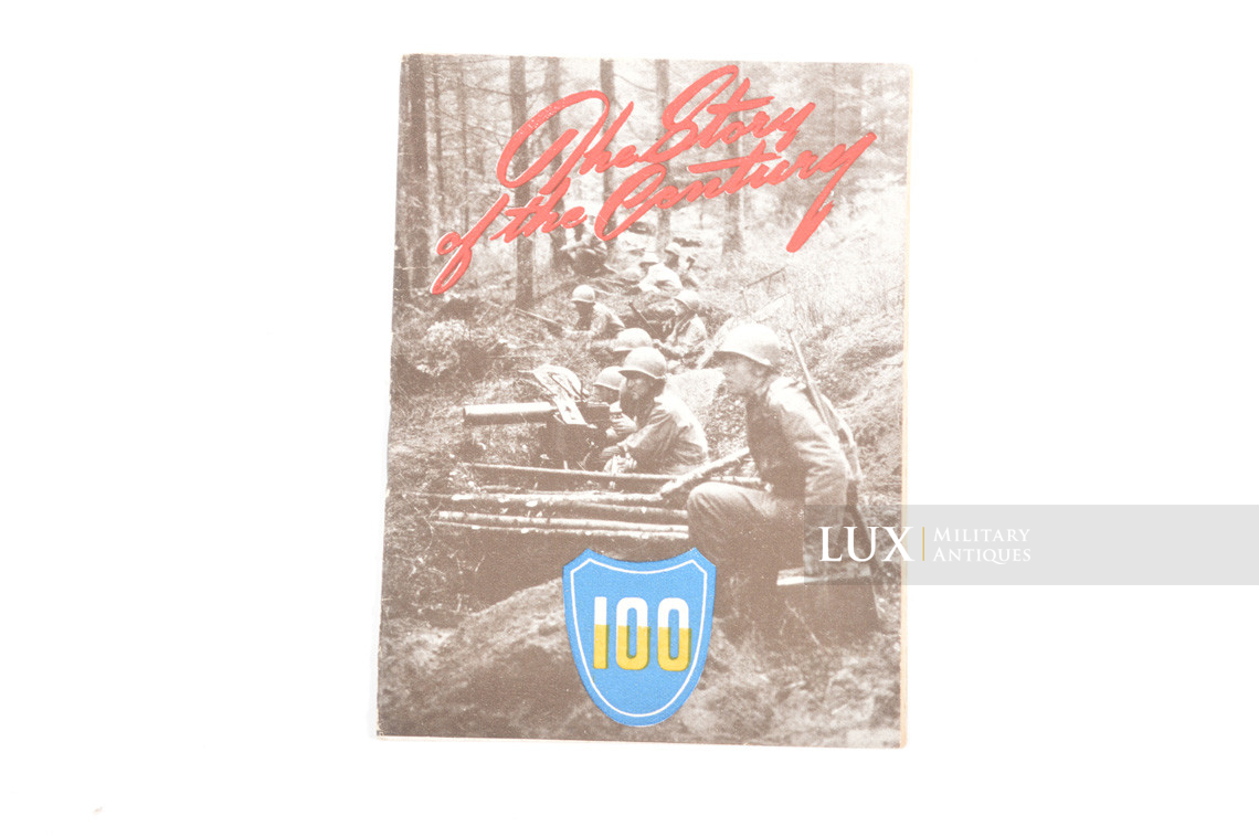 US 100th Infantry Division unit history, « Century » - photo 4