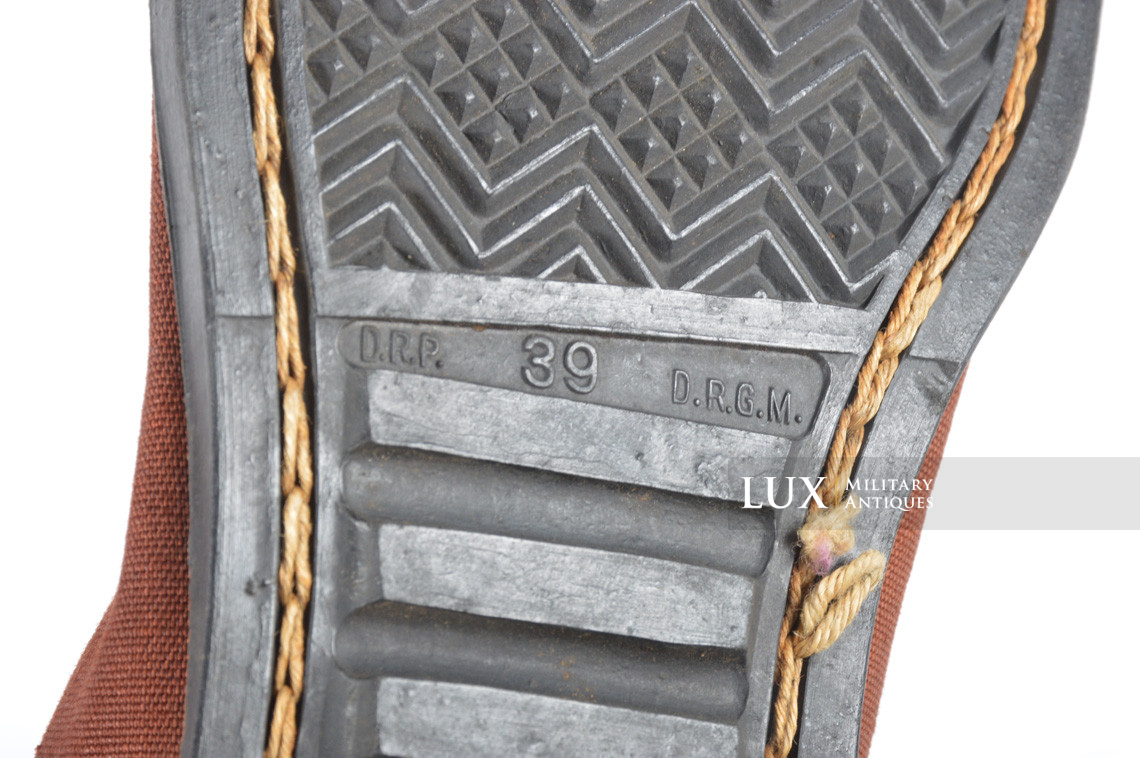 German Kriegsmarine sports shoes, « D.R.G.M. » - photo 12