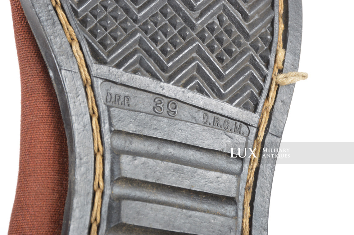 German Kriegsmarine sports shoes, « D.R.G.M. » - photo 16