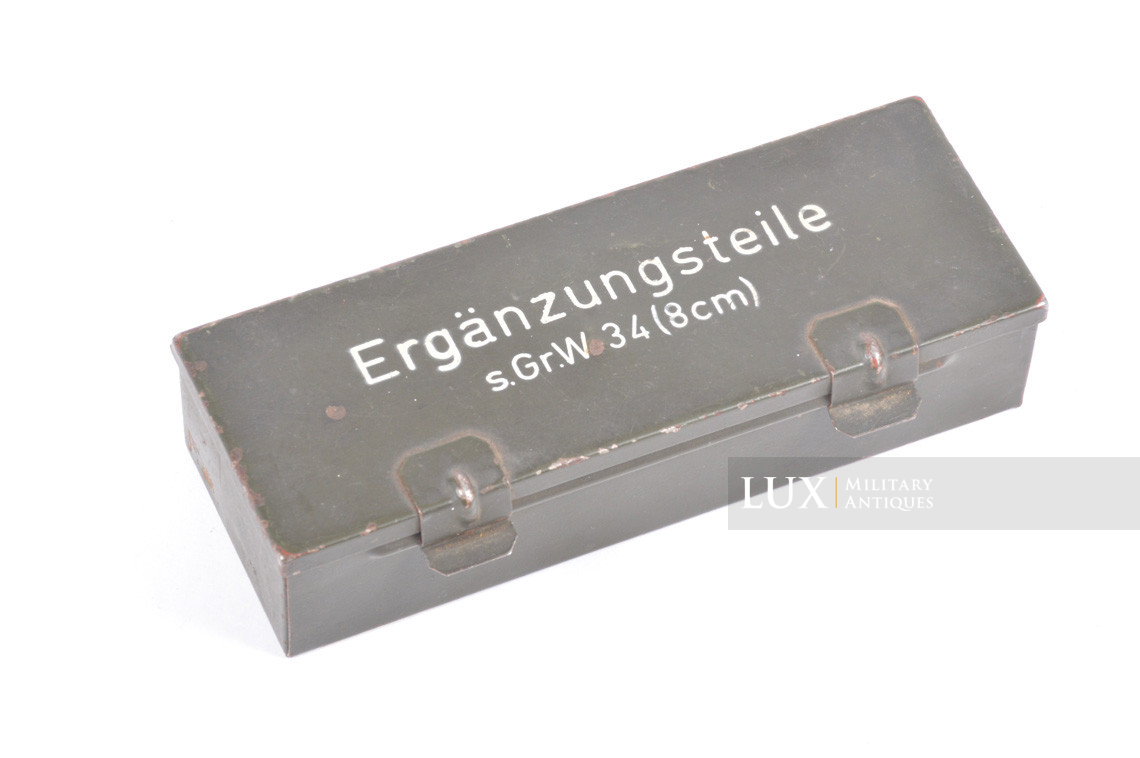 Boite pour pièces de rechange de mortier allemand de 8cm, « Ergänzungsteile » - photo 4