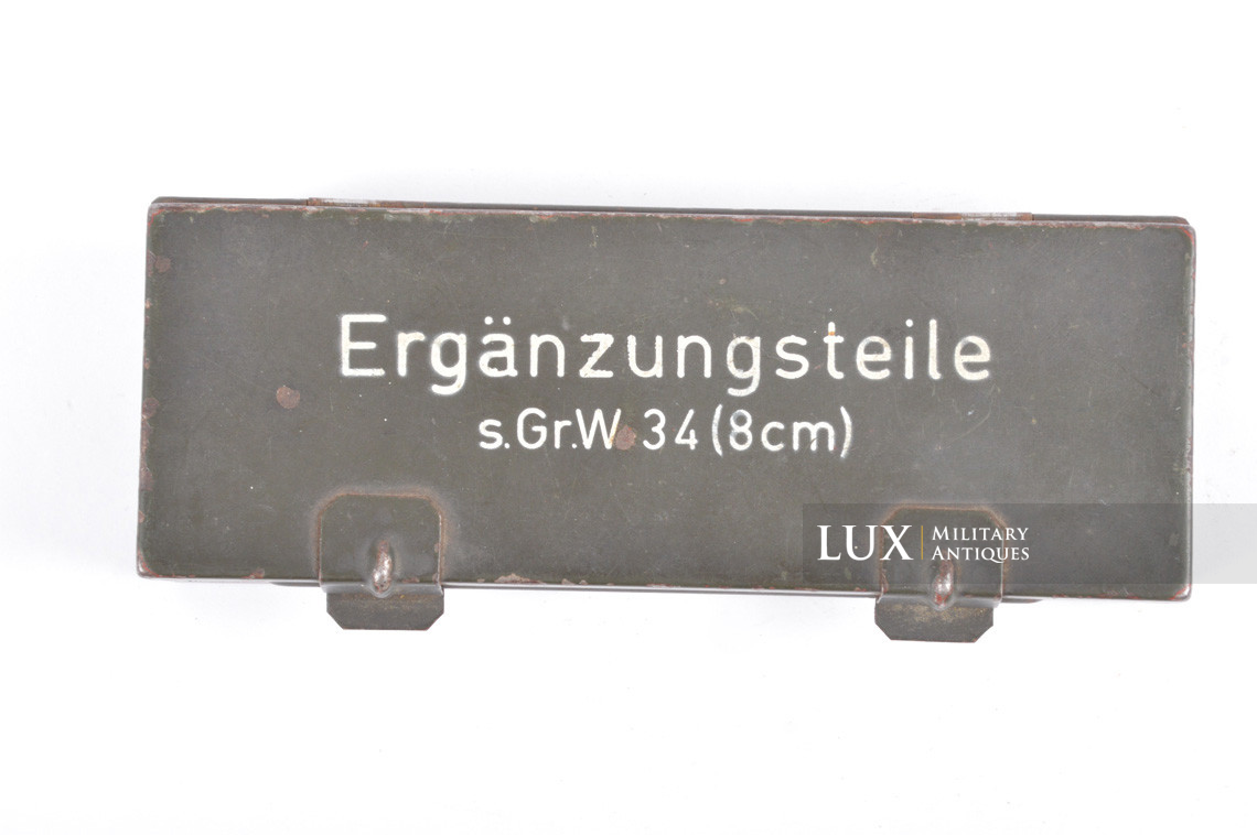 Boite pour pièces de rechange de mortier allemand de 8cm, « Ergänzungsteile » - photo 8