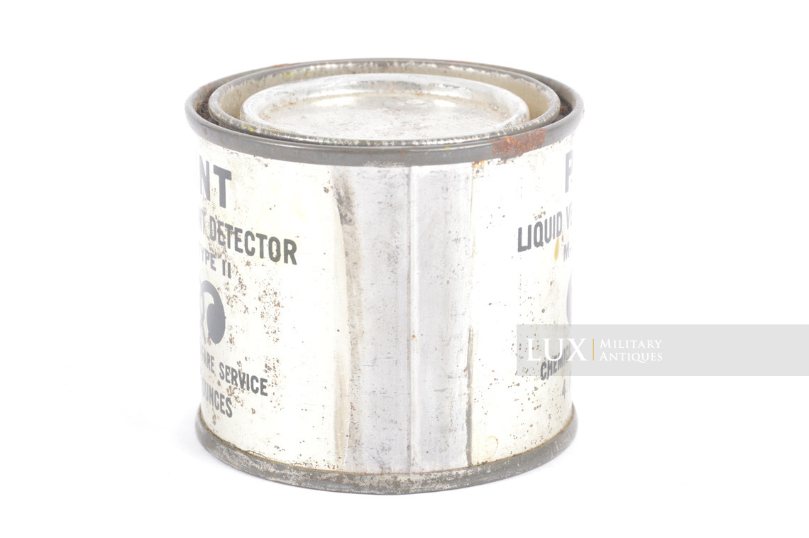 US M-5 special chemical gas detention paint can, « unissued / unopened » - photo 11
