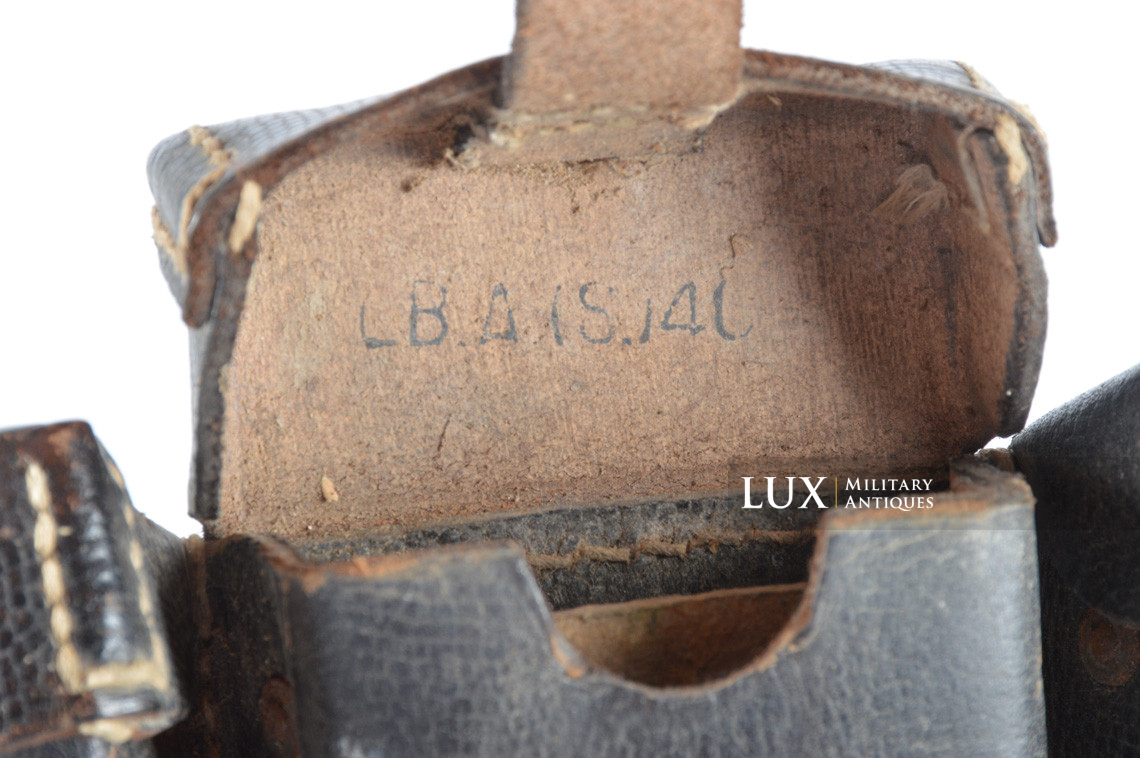 Early war German Luftwaffe K98 ammunition pouch, « L.B.A.(S) 40 » - photo 8
