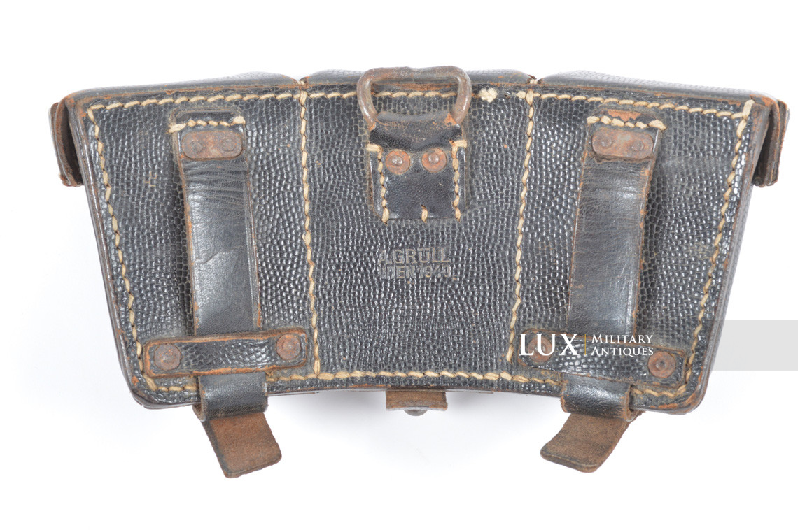 Early war German Luftwaffe K98 ammunition pouch, « L.B.A.(S) 40 » - photo 10