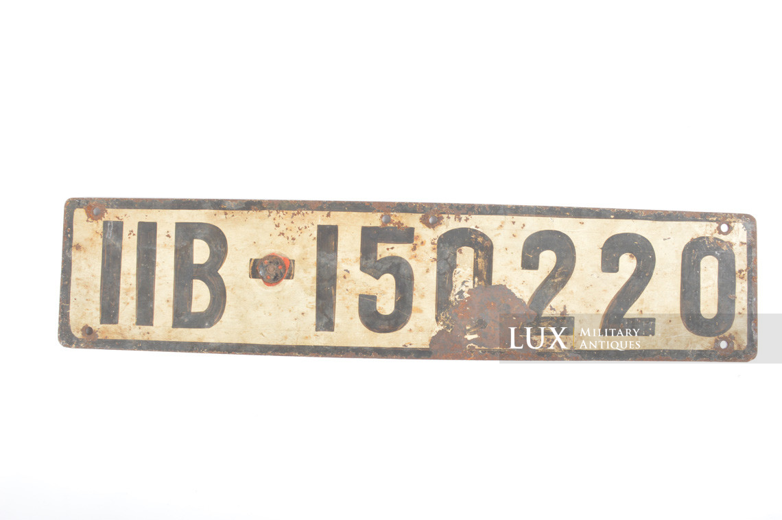 German vehicle license plate, « heavy truck » - photo 4