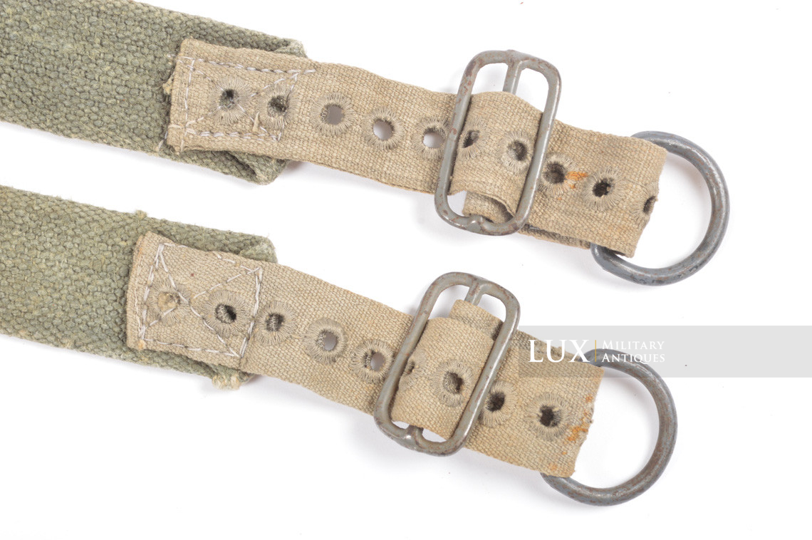 Rare German late-war combat backpack all web strap set, « 1944 » - photo 8