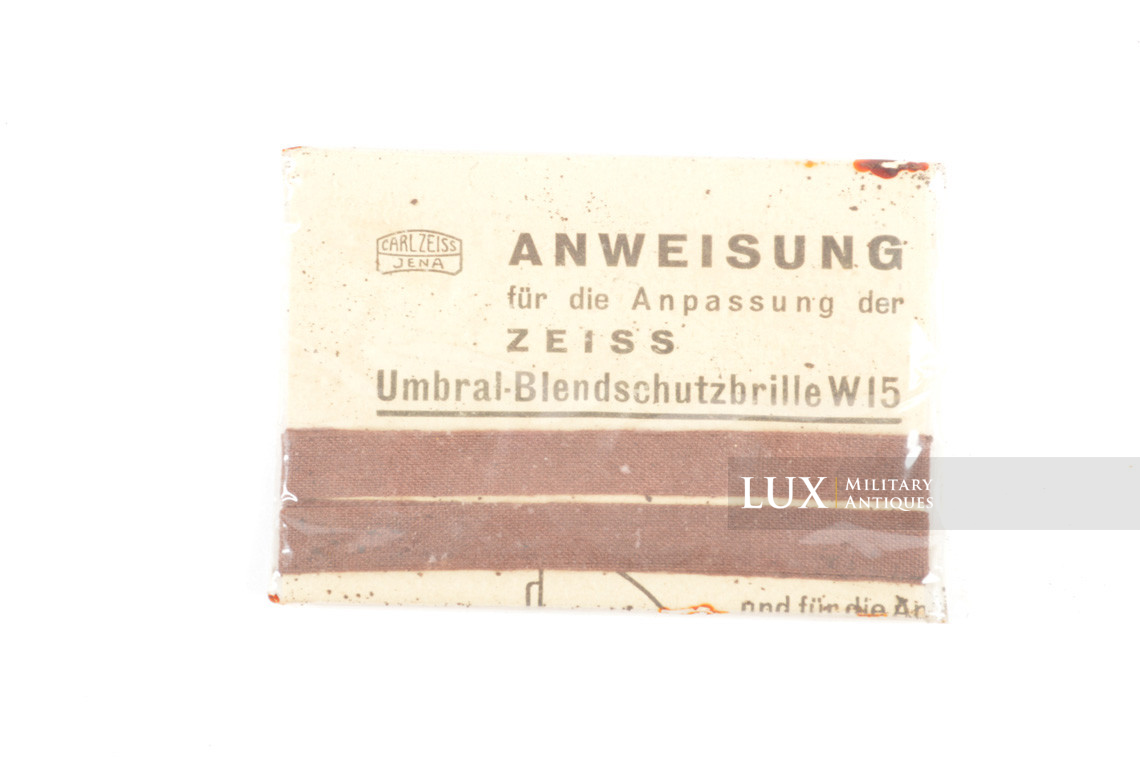 German tropical issued sunglasses boxed, « Carl Zeiss / Umbral » - photo 12