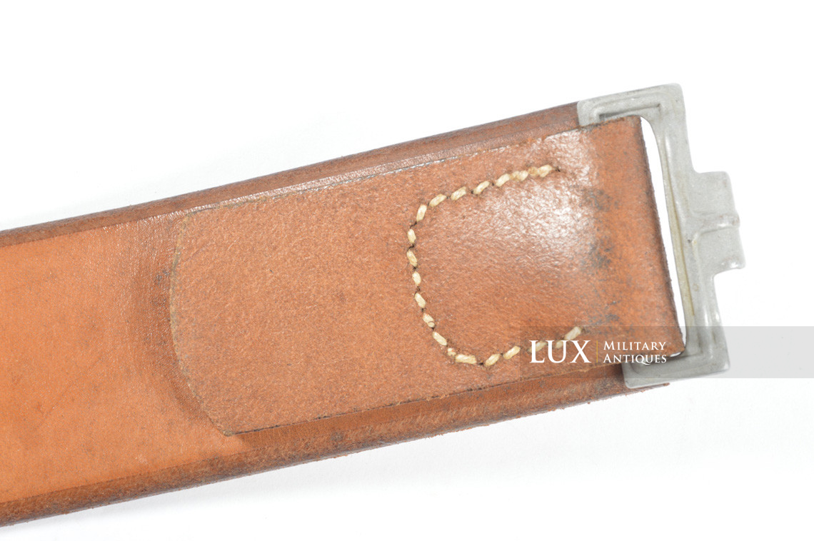 Unissued early German leather belt in natural brown leather, « 1938 » - photo 7