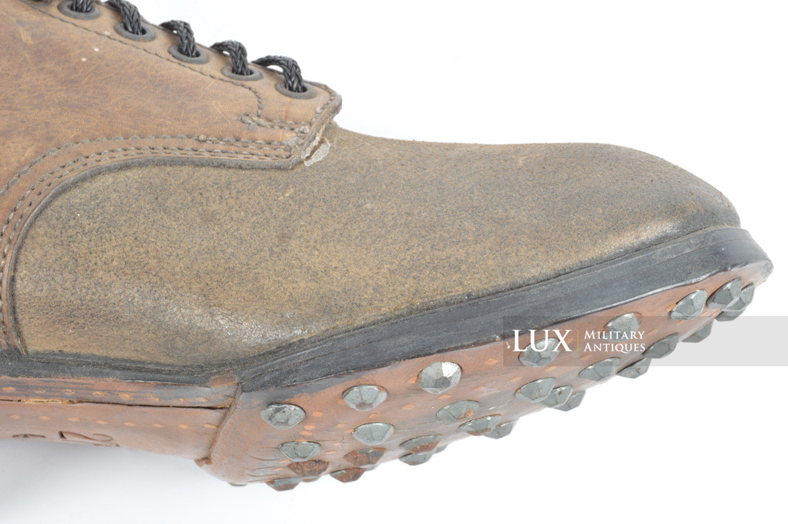 Unissued early-war German low ankle combat boots, « HERMES » - photo 28