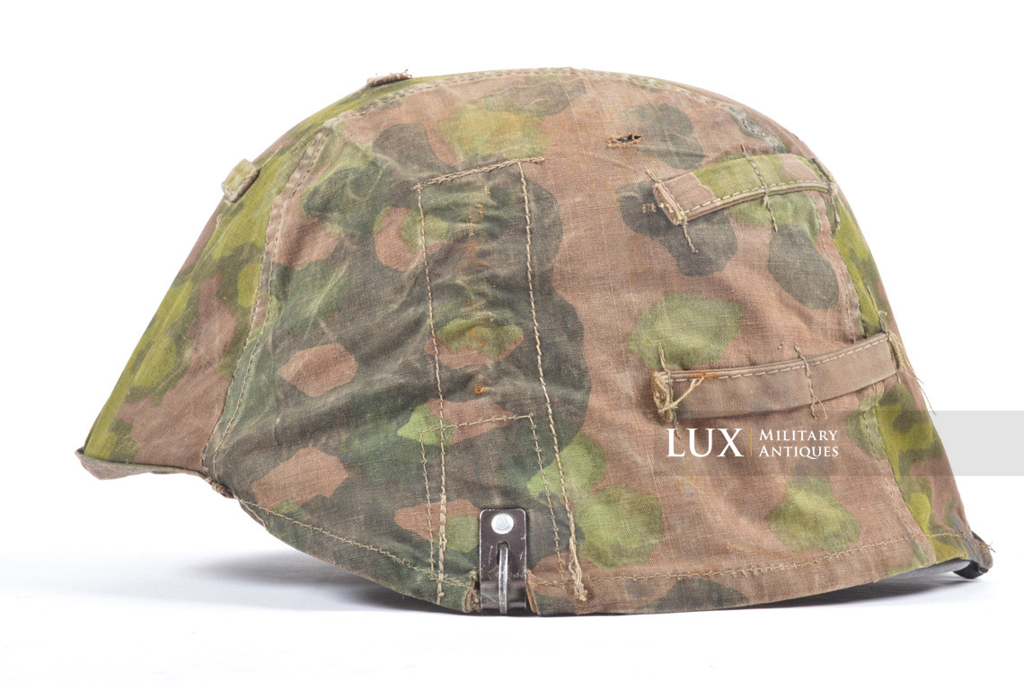 Unique couvre casque Waffen-SS deuxième type, « flou / feuille de chêne / platane » - photo 10