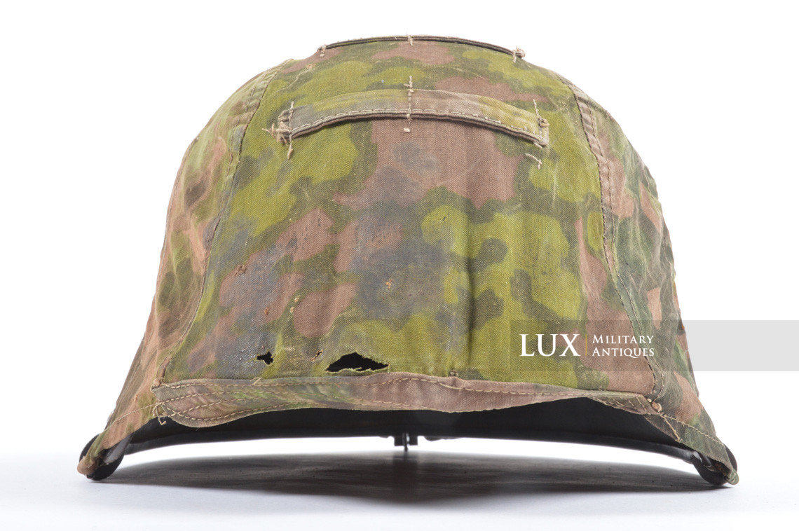 Unique second pattern Waffen-SS helmet cover, « blurred edge / oak leaf / plane tree overprint » - photo 8