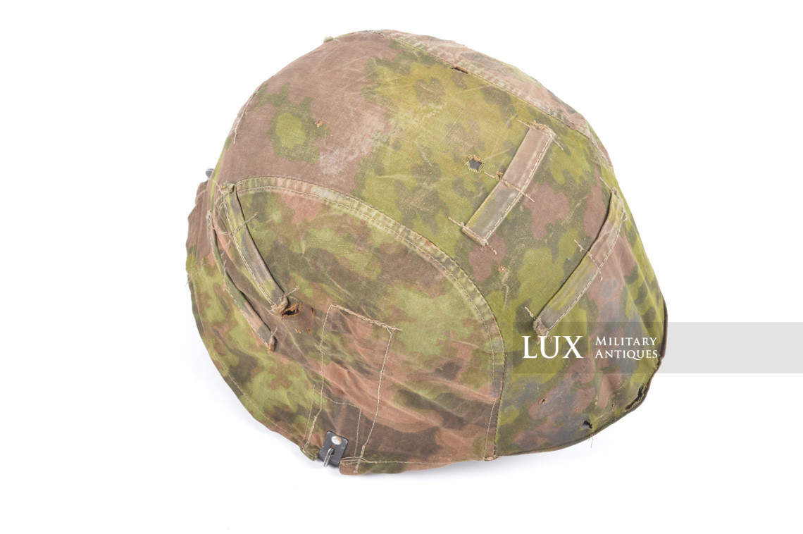Unique second pattern Waffen-SS helmet cover, « blurred edge / oak leaf / plane tree overprint » - photo 13