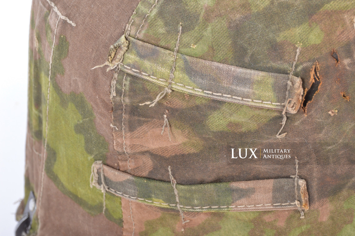 Unique couvre casque Waffen-SS deuxième type, « flou / feuille de chêne / platane » - photo 15