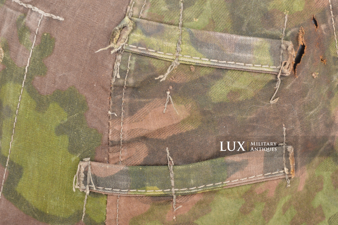 Unique couvre casque Waffen-SS deuxième type, « flou / feuille de chêne / platane » - photo 24