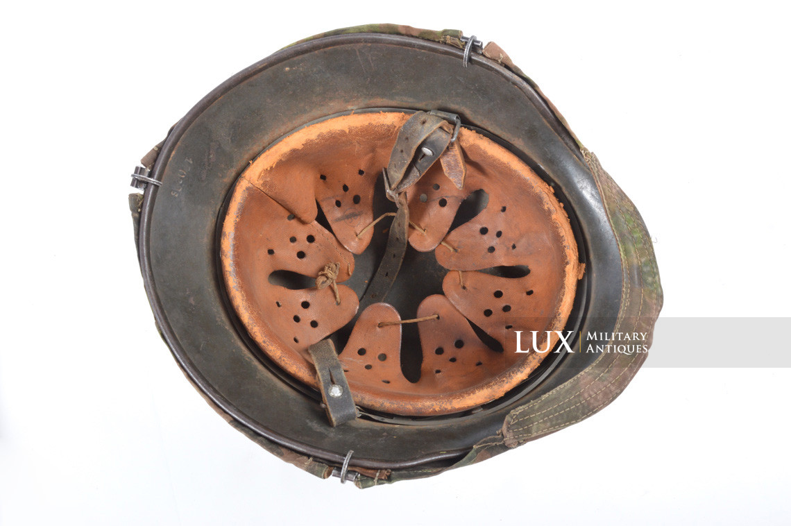 Unique couvre casque Waffen-SS deuxième type, « flou / feuille de chêne / platane » - photo 28