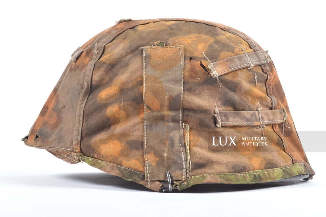 Unique second pattern Waffen-SS helmet cover, « blurred edge / oak leaf / plane tree overprint » - photo 31