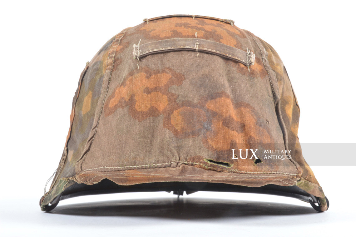 Unique couvre casque Waffen-SS deuxième type, « flou / feuille de chêne / platane » - photo 33