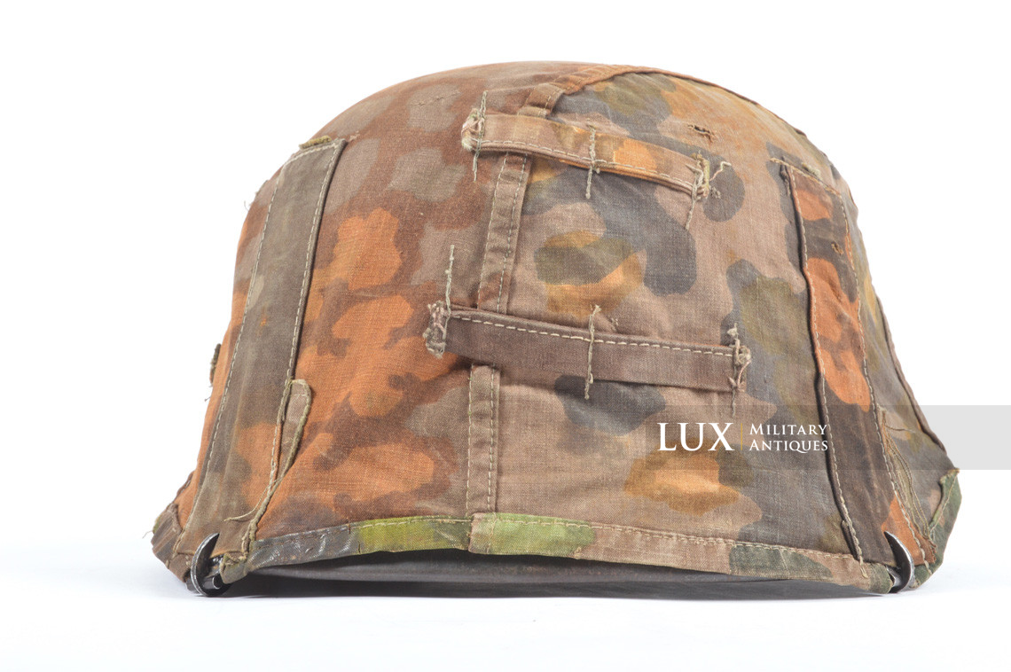 Unique second pattern Waffen-SS helmet cover, « blurred edge / oak leaf / plane tree overprint » - photo 36