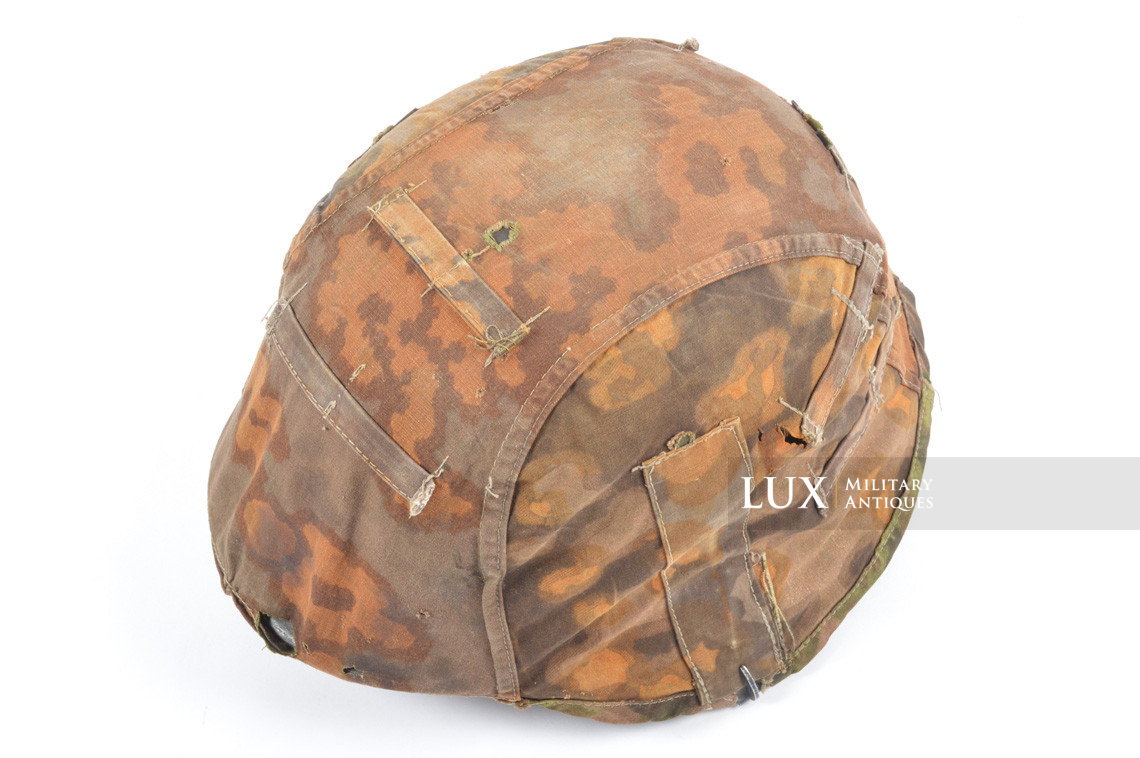 Unique second pattern Waffen-SS helmet cover, « blurred edge / oak leaf / plane tree overprint » - photo 39