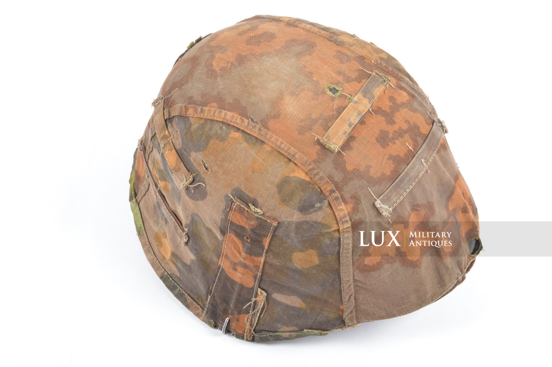 Unique second pattern Waffen-SS helmet cover, « blurred edge / oak leaf / plane tree overprint » - photo 40