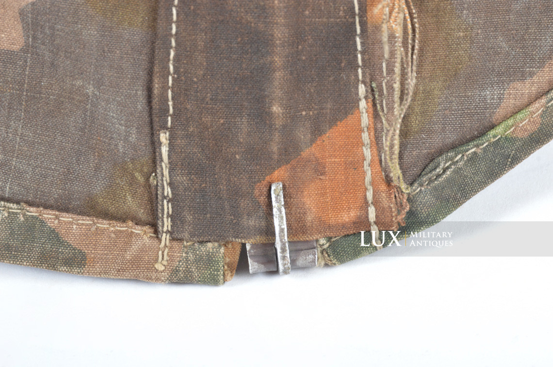 Unique second pattern Waffen-SS helmet cover, « blurred edge / oak leaf / plane tree overprint » - photo 42