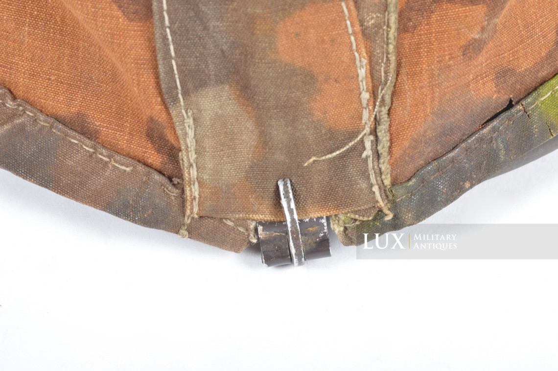 Unique second pattern Waffen-SS helmet cover, « blurred edge / oak leaf / plane tree overprint » - photo 44