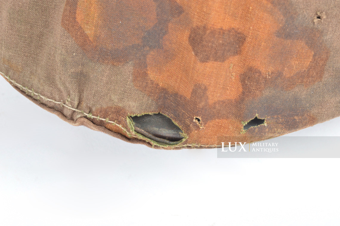 Unique second pattern Waffen-SS helmet cover, « blurred edge / oak leaf / plane tree overprint » - photo 48
