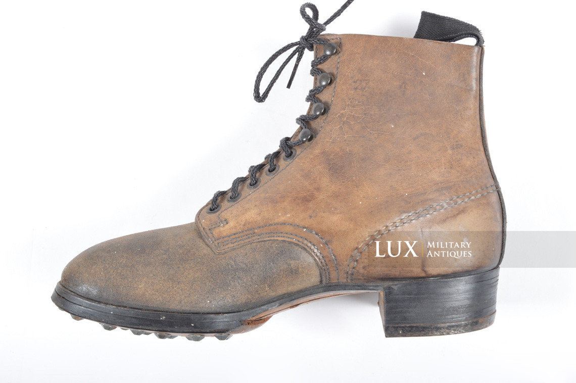 Unissued early-war German low ankle combat boots, « HERMES » - photo 12