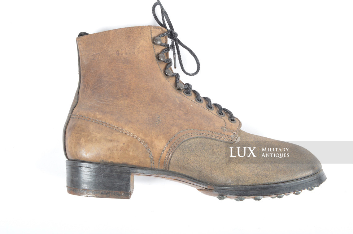 Unissued early-war German low ankle combat boots, « HERMES » - photo 26