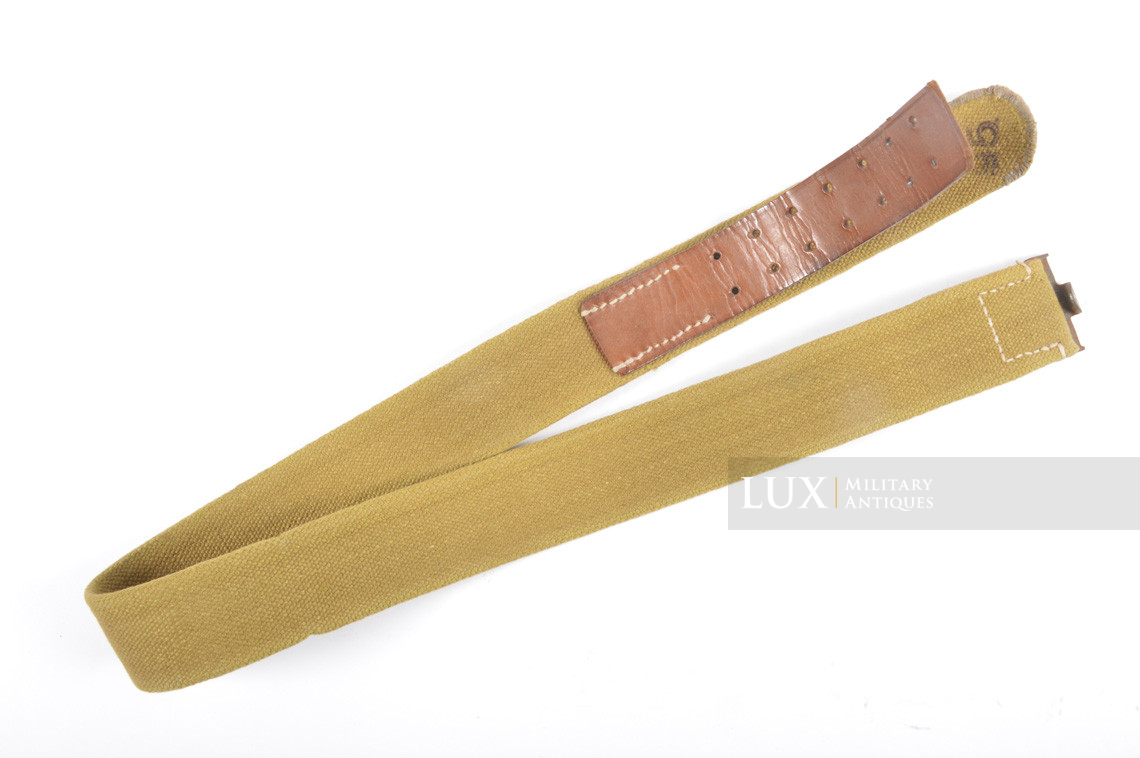 Unissued German Heer / Luftwaffe Tropical EM's combat web belt, « RBNr » - photo 7