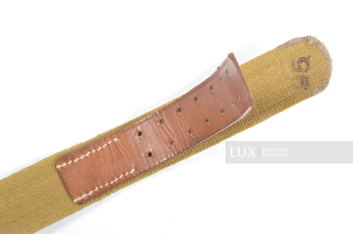 Unissued German Heer / Luftwaffe Tropical EM's combat web belt, « RBNr » - photo 13