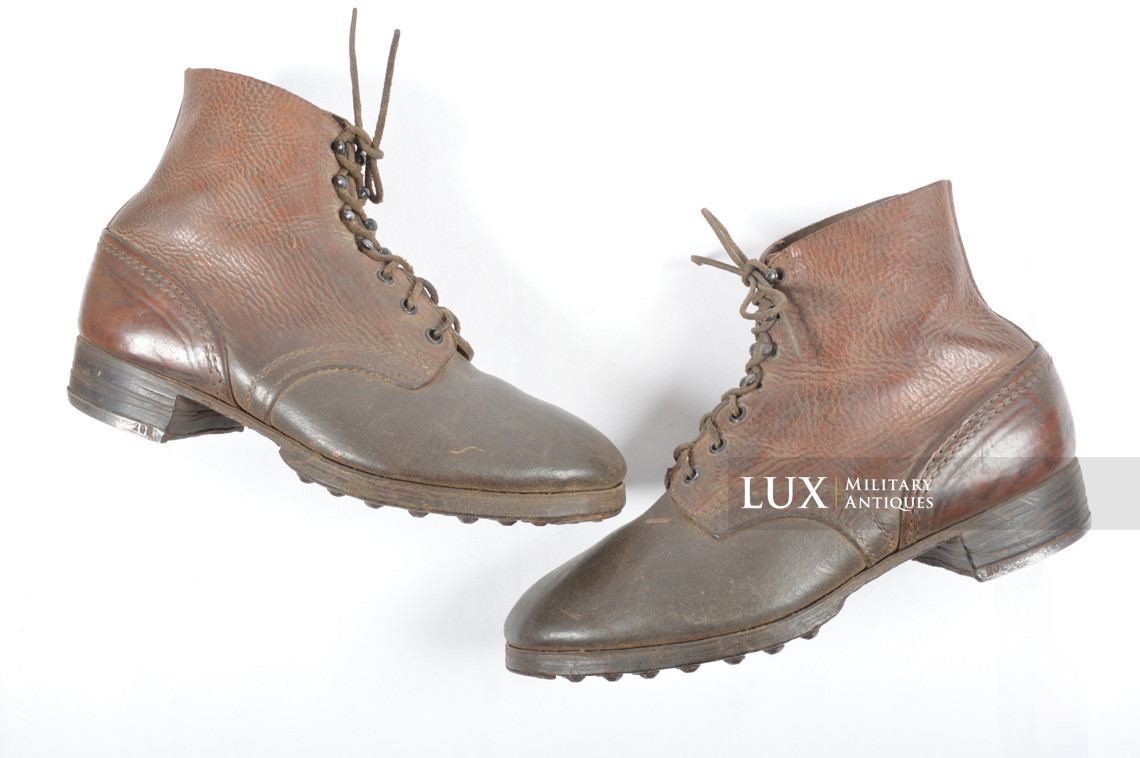 Late-war German low ankle combat boots - Lux Military Antiques - photo 4