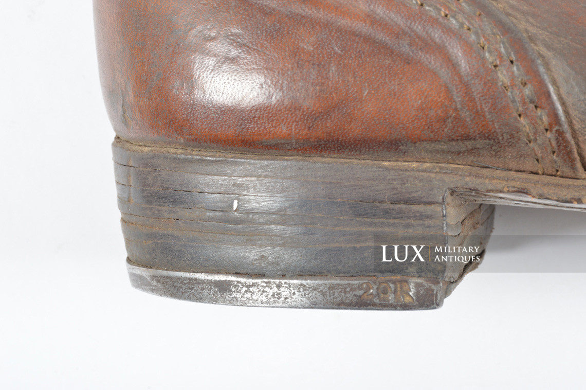 Late-war German low ankle combat boots - Lux Military Antiques - photo 10